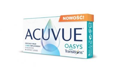 NOWOŚĆ ACUVUE OASYS WITH TRANSITIONS™ - 6 SOCZEWEK